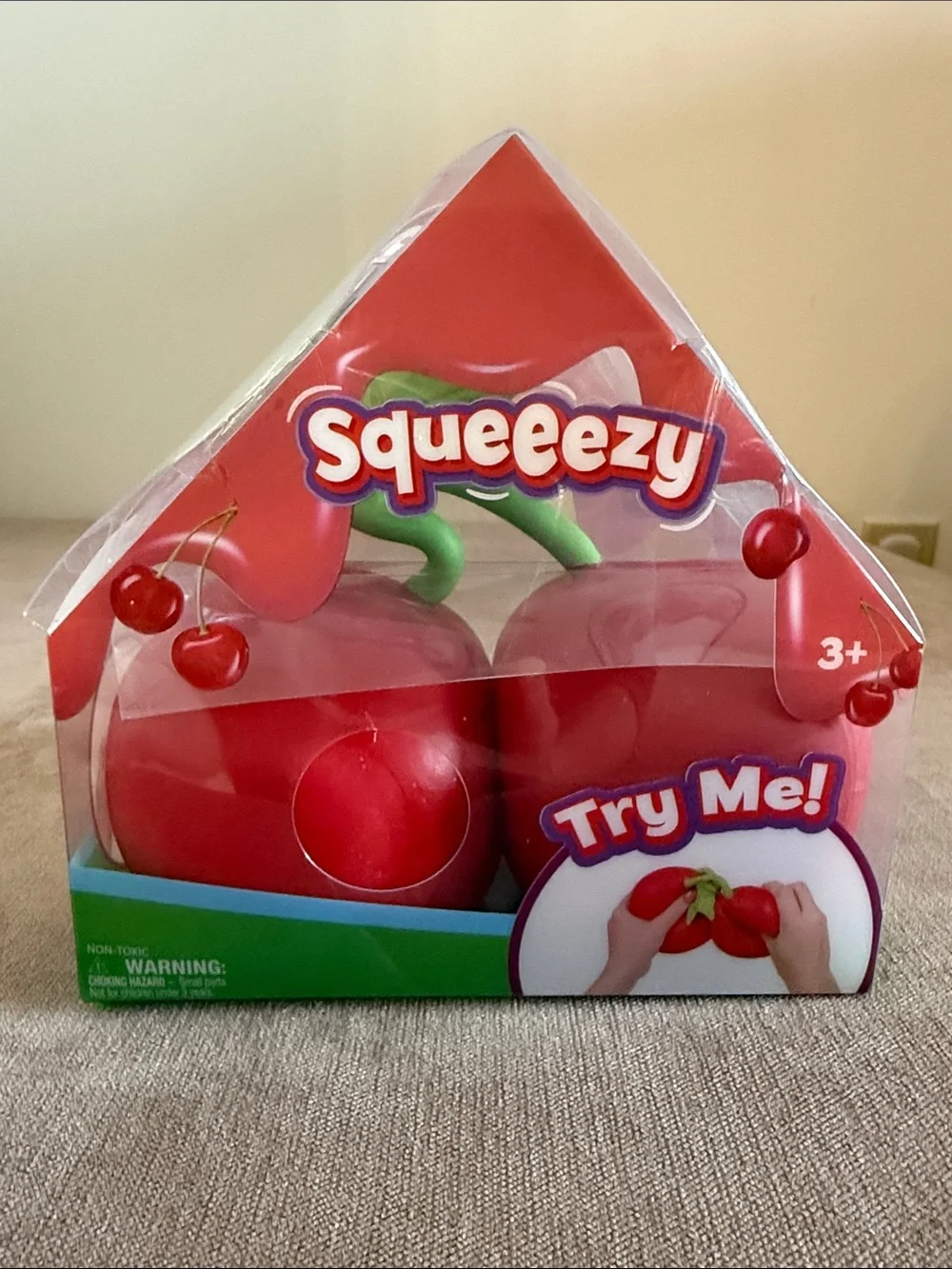 Sunny Days Squeezy Pineapple, Cherries & Hot Dog Fidget Toys | New